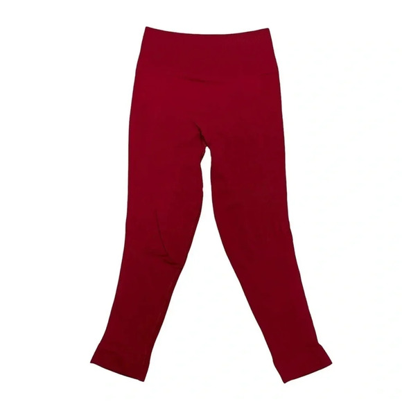 Lululemon Zone In Crop 21" Leggings Berry Rumble seamless High Rise Size 4 - Picture 5 of 9